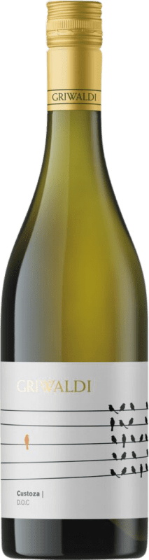 8,95 € 免费送货 | 白酒 Griwaldi D.O.C. Bianco di Custoza Venecia 意大利 Trebbiano, Garganega, Cortese 瓶子 75 cl