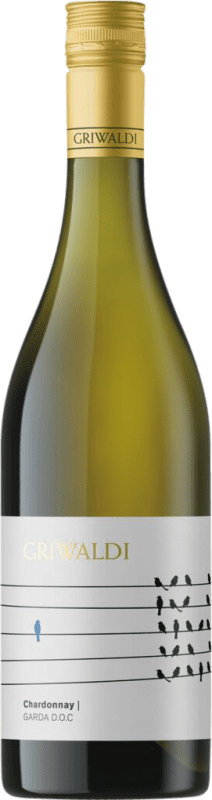 9,95 € Envio grátis | Vinho Branco Griwaldi D.O.C. Garda Venecia Itália Chardonnay 75 cl