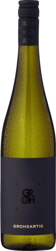 13,95 € Kostenloser Versand | Weißwein Groh Grohsartig Trocken Q.b.A. Rheinhessen Rheinhessen Deutschland Chardonnay, Weißburgunder Flasche 75 cl