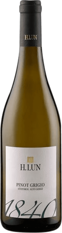 16,95 € Kostenloser Versand | Weißwein H Lun D.O.C. Trentino Trentino Italien Pinot Gris — Grauburgunder Flasche 75 cl