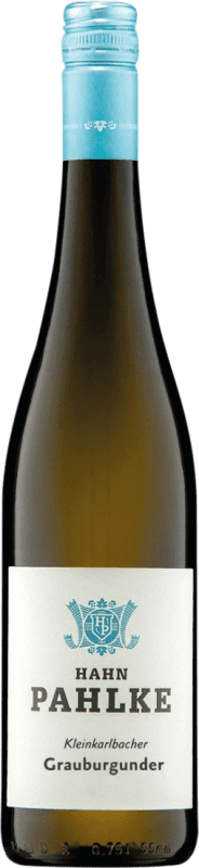 13,95 € 送料無料 | 白ワイン Hahn Pahlke Kleinkarlbacher ドライ V.D.P. Ortswein Pfälz ドイツ Pinot Grey ボトル 75 cl アルコールなし