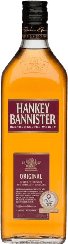24,95 € Envío gratis | Whisky Blended Hankey Bannister Escocia Reino Unido Botella 1 L
