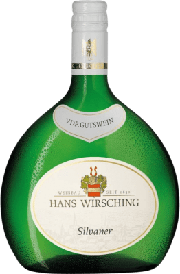 16,95 € 免费送货 | 白酒 Hans Wirsching 干 V.D.P. Gutswein Franken 德国 Sylvaner 瓶子 75 cl