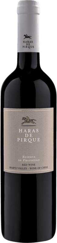 15,95 € Бесплатная доставка | Красное вино Viña Haras de Pirque Reserva de Propiedad Резерв I.G. Valle del Maipo Santiago de Chile Чили Cabernet Sauvignon, Cabernet Franc, Carmenère бутылка 75 cl