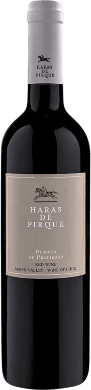 12,95 € Envío gratis | Vino tinto Viña Haras de Pirque Reserva de Propiedad Reserva I.G. Valle del Maipo Santiago de Chile Chile Cabernet Sauvignon, Cabernet Franc, Carmenère Botella 75 cl