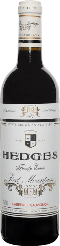 59,95 € Spedizione Gratuita | Vino rosso Hedges Red Mountain Washington stati Uniti Cabernet Sauvignon, Cabernet Franc, Nebbiolo Bottiglia 75 cl