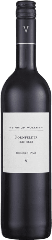 6,95 € Free Shipping | Red wine Heinrich Vollmer Semi-Dry Semi-Sweet Q.b.A. Pfälz Pfälz Germany Dornfelder Bottle 75 cl