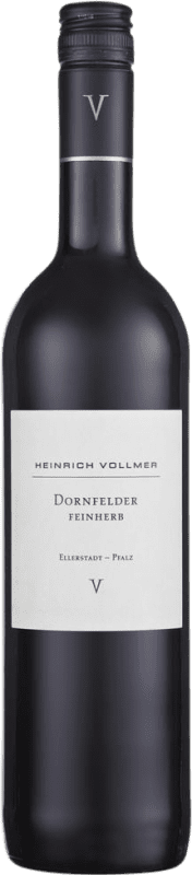6,95 € Spedizione Gratuita | Vino rosso Heinrich Vollmer Semisecco Semidolce Q.b.A. Pfälz PFALZ Germania Dornfelder Bottiglia 75 cl