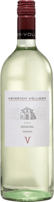8,95 € Envío gratis | Vino blanco Heinrich Vollmer Deidesheimer Seco Q.b.A. Pfälz Pfälz Alemania Riesling Botella 1 L