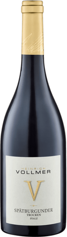 10,95 € Free Shipping | Red wine Heinrich Vollmer 50 HL Dry Q.b.A. Pfälz Pfälz Germany Pinot Black Bottle 75 cl