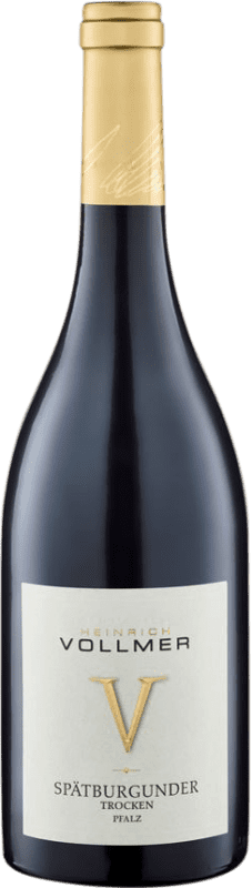 10,95 € Envío gratis | Vino tinto Heinrich Vollmer 50 HL Seco Q.b.A. Pfälz Pfälz Alemania Pinot Negro Botella 75 cl