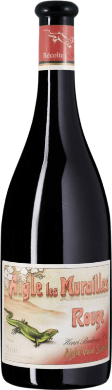 36,95 € Бесплатная доставка | Красное вино Henri Badoux Aigle Les Murailles Rouge A.O.C. Chablais Waadt Швейцария Pinot Black бутылка 75 cl