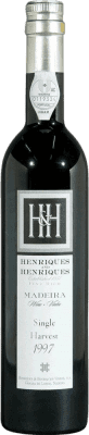 64,95 € Бесплатная доставка | Креплёное вино H&H Henriques & Henriques Single Harvest Full Rich 1997 I.G. Madeira мадера Португалия Tinta — Тинта Средняя бутылка 50 cl