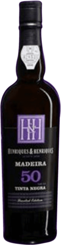 435,95 € 送料無料 | 酒精強化ワイン H&H Henriques & Henriques I.G. Madeira マデイラ島 ポルトガル Tinta — ティンタ 50 年 ミディアムボトル 50 cl