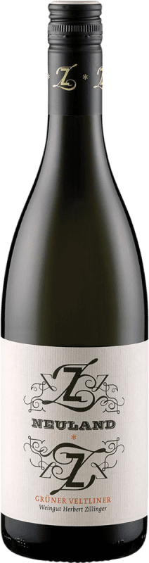 12,95 € Envio grátis | Vinho branco Herbert Zillinger Neuland D.A.C. Weinviertel Áustria Grüner Veltliner Garrafa 75 cl