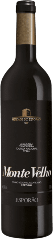 9,95 € 免费送货 | 红葡萄酒 Herdade do Esporão Monte Velho I.G. Alentejo 阿连特茹 葡萄牙 Syrah — 西拉, Nebbiolo — 内比奥罗, Touriga Nacional, Aragonez — 阿拉戈内斯 瓶装 75 cl