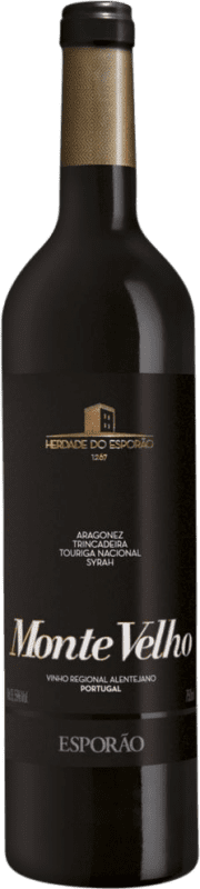 9,95 € 免费送货 | 红酒 Herdade do Esporão Monte Velho Tinto I.G. Alentejo 阿连特茹 葡萄牙 Syrah, Nebbiolo, Touriga Nacional, Aragonez 瓶子 75 cl