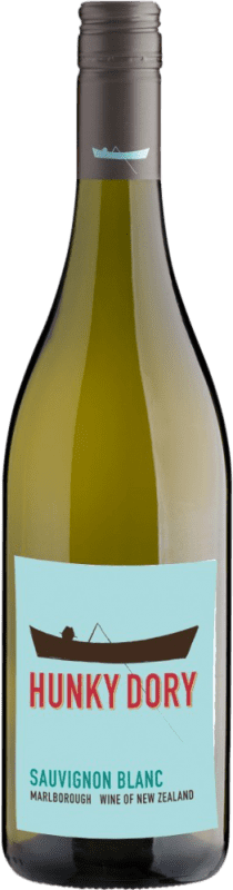 22,95 € 免费送货 | 白酒 Huia Estate Hunky Dory I.G. Marlborough 马尔堡 新西兰 Sauvignon White 瓶子 75 cl