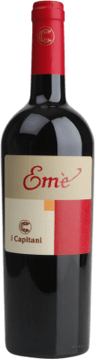 18,95 € 免费送货 | 红酒 I Capitani Emé Rosso I.G.T. Campania 坎帕尼亚 意大利 Merlot, Sangiovese, Aglianico 瓶子 75 cl