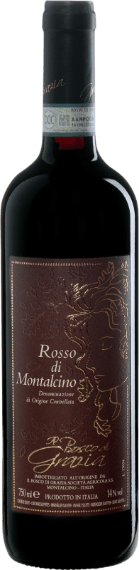 26,95 € Бесплатная доставка | Красное вино Il Bosco di Grazia D.O.C. Rosso di Montepulciano Тоскана Италия Sangiovese бутылка 75 cl