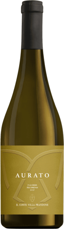 16,95 € Free Shipping | White Wine Il Conte Villa Prandone Aurato D.O.C. Falerio Italy Pecorino 75 cl
