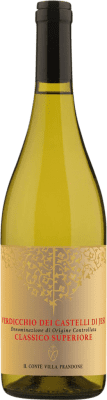 17,95 € Бесплатная доставка | Белое вино Il Conte Villa Prandone Classico Superiore D.O.C. Verdicchio dei Castelli di Jesi Италия Verdicchio — Вердиккьо Бутылка 75 cl