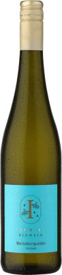 11,95 € Spedizione Gratuita | Vino bianco Immel Q.b.A. Rheinhessen Rheinhessen Germania Pinot Bianco Bottiglia 75 cl