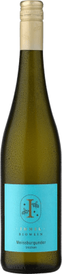 12,95 € Envío gratis | Vino blanco Immel Q.b.A. Rheinhessen Rheinhessen Alemania Pinot Blanco Ecológico Botella 75 cl