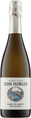 26,95 € Envio grátis | Espumante branco Zehn Morgen Blanc de Blancs Brut Nature Q.b.A. Nahe Nahe Alemanha Chardonnay Garrafa 75 cl