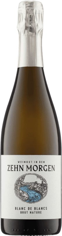 26,95 € Envio grátis | Espumante branco Zehn Morgen Blanc de Blancs Brut Nature Q.b.A. Nahe Nahe Alemanha Chardonnay Garrafa 75 cl