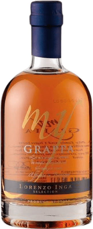 39,95 € Spedizione Gratuita | Grappa Inga Selezione Botte D.O.C. Piedmont Piemonte Italia Bottiglia Medium 50 cl