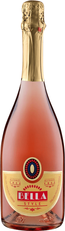 9,95 € Envio grátis | Espumante rosé Iris Vigneti Bella Style Rosé I.G.T. Venezia Venecia Itália Glera Garrafa 75 cl Sem Álcool