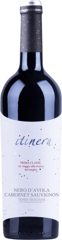 12,95 € Free Shipping | Red wine Itinera Prima Classe Nero d'Avola Cabernet Sauvignon I.G.T. Terre Siciliane Sicily Italy Cabernet Sauvignon, Nero d'Avola Bottle 75 cl