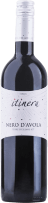 6,95 € Spedizione Gratuita | Vino Rosso Itinera Itynera I.G.T. Terre Siciliane Sicilia Italia Nero d'Avola 75 cl