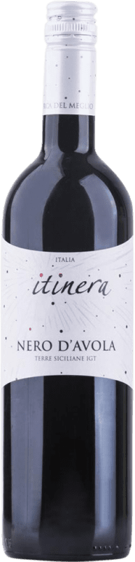 9,95 € 免费送货 | 红酒 Itinera Itynera I.G.T. Terre Siciliane 西西里岛 意大利 Nero d'Avola 瓶子 75 cl