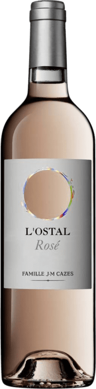 8,95 € Kostenloser Versand | Rosé-Wein Famille J.M. Cazes L'Ostal Rosé I.G.P. Vin de Pays d'Oc Bordeaux Frankreich Syrah, Grenache Flasche 75 cl