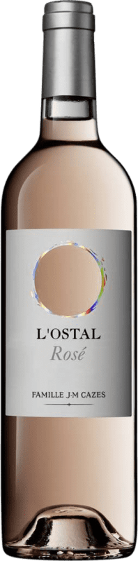 13,95 € Spedizione Gratuita | Vino rosato Famille J.M. Cazes L'Ostal Rosé I.G.P. Vin de Pays d'Oc bordò Francia Syrah, Grenache Bottiglia 75 cl
