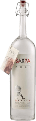 46,95 € Envio grátis | Aguardente Grappa Jacopo Poli Sarpa I.G.T. Venezia Venecia Itália Merlot, Cabernet Garrafa 70 cl