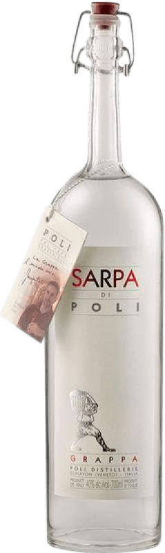 55,95 € Envio grátis | Grappa Poli Sarpa I.G.T. Venezia Venecia Itália Merlot, Cabernet Sauvignon 70 cl