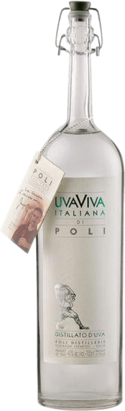 52,95 € Бесплатная доставка | Граппа Jacopo Poli Uva Viva Italiana I.G.T. Venezia Venecia Италия Malvasía, Muscat бутылка 70 cl