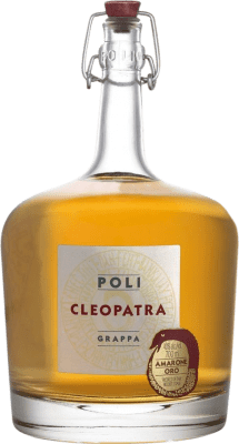 63,95 € Envio grátis | Aguardente Grappa Jacopo Poli Cleopatra Amarone Oro D.O.C.G. Amarone della Valpolicella Venecia Itália Nebbiolo, Corvina, Molinara Garrafa 70 cl