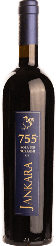 61,95 € 免费送货 | 红酒 Jankara 755 I.G.T. Isola dei Nuraghi Cerdeña 意大利 Syrah, Cabernet Sauvignon, Carignan, Cannonau, Alicante Bouschet 瓶子 75 cl