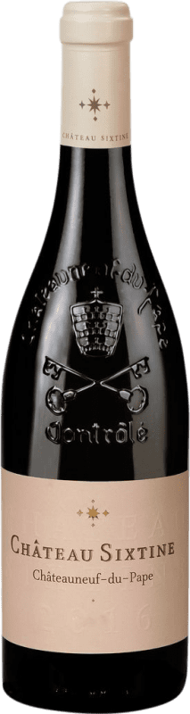 54,95 € Free Shipping | Red Wine Jean Marc Diffonty Château Sixtine A.O.C. Châteauneuf-du-Pape Rhône France Garnacha — Grenache, Nebbiolo, Mourvèdre Bottle 75 cl