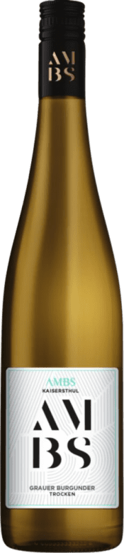 14,95 € Envío gratis | Vino blanco Josef Ambs Kabinett Seco I.G. Baden Baden Alemania Pinot Gris Botella 75 cl