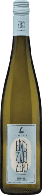13,95 € Envio grátis | Vinho Branco Weingut Leitz Eins Zwei Zero Q.b.A. Rheingau Rheingau Alemanha Riesling 75 cl Sem Álcool
