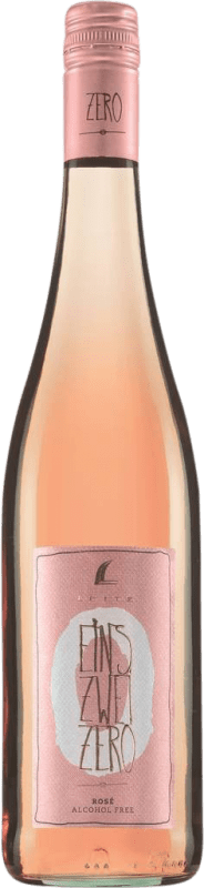 12,95 € Kostenloser Versand | Rosé-Wein Weingut Leitz Eins Zwei Zero Rosé Q.b.A. Rheingau Rheingau Deutschland Spätburgunder Flasche 75 cl Alkoholfrei