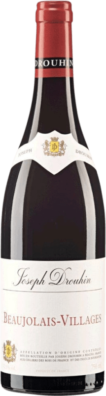 19,95 € Бесплатная доставка | Красное вино Joseph Drouhin A.O.C. Beaujolais-Villages Beaujolais Франция Gamay бутылка 75 cl