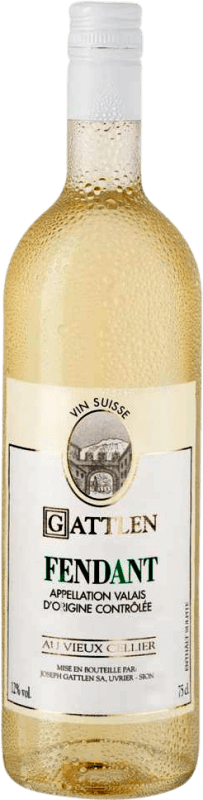 26,95 € Spedizione Gratuita | Vino bianco Joseph Gattlen Fendant A.O.C. Valais Valais Svizzera Chasselas Bottiglia 75 cl