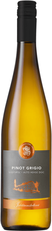 12,95 € Бесплатная доставка | Белое вино Kaltern D.O.C. Alto Adige Трентино Италия Pinot Grey бутылка 75 cl