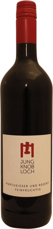 9,95 € Envio grátis | Vinho tinto Jung & Knobloch Portugieser Regent Q.b.A. Rheinhessen Rheinhessen Alemanha Portugieser, Regent Garrafa 75 cl